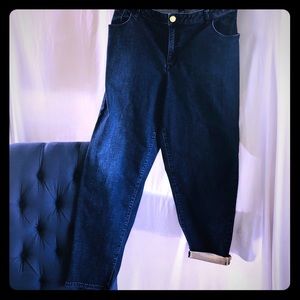 Lane Bryant Boyfriend Jean w/ Gold Cuff